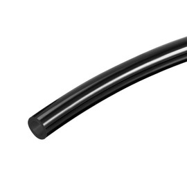 sourcing map Pneumatic Air Tubing, 8mm(0.31") OD x 5mm(0.2") ID 2m(6.56ft) PU Polyurethane Air Compressor Tubing Hose Pipe Black