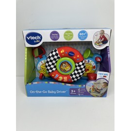 Vtech Baby On-The-Go Baby Driver Fabric Steering Wheel & Car Sounds BRAND NEW!