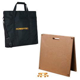 POWERTEC 72287 Arachni-Flex 24" x 48" Foldable Workbench Tabletop w/Carrying Bag - Portable Work Surface with Quick-Insert Locks for Arachni-Flex Collapsible Workstand for Woodworking & DIY Projects