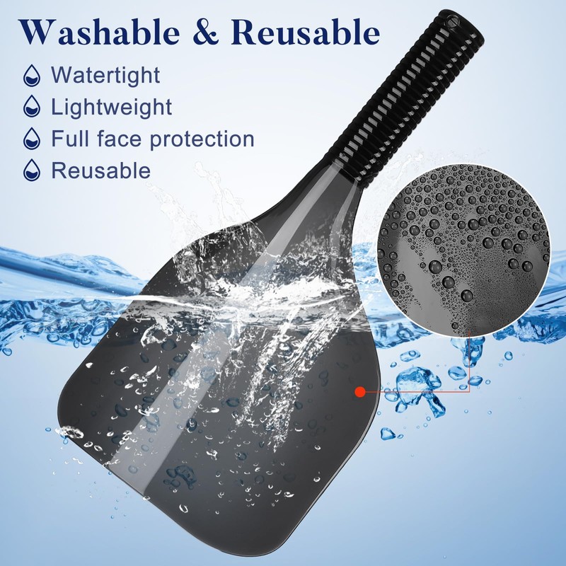 MHFOOU Barber Salon Faces Shields,Plastic Reusable Hairspray Face Protector Hairspray