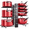 Mudeela Pots And Pans Organizer Under Cabinet Storage Rack Easy