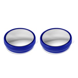 Partuto 1 Pair Universal Blind Spot Car Mirrors - Car - Blue Tinted Glass