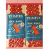 Trimtex Vintage Trimtex Rick Rack Red & Metallic Silver LOT