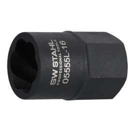 SW-Stahl 05555L-16 Spiral Groove Insert 3/8 Inch 16 mm External Hexagonal