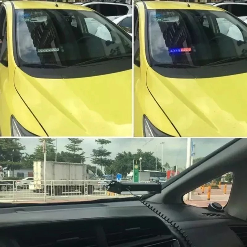 LED FLASH Estrobo Torreta Codigos Parabrisas Policia Escoltas Federal