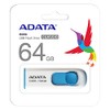 ADATA 64 GB Memoria Flash USB 2.0 Deslizable Color Blanco