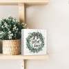 Bless Our Home Sign Wood Box Desk Decor,Spring Botanical Eucalyptus