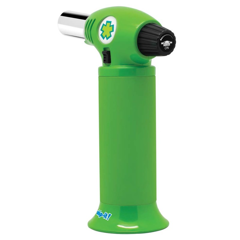 Whip-It! Ion Torch - All Green. Butane Torch Lighter, Refillable
