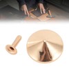 100 Sets Mushroom Rivets Stud 22mm DIY Iron Cone Spikes