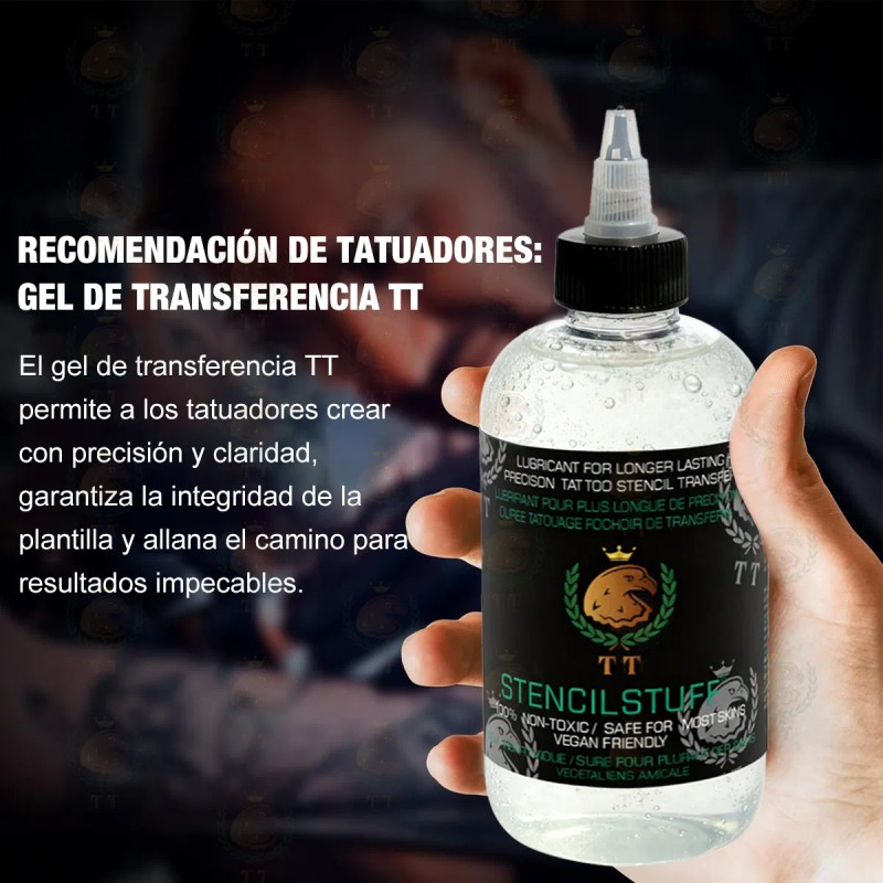 Tt Gel Hectográfico Pega Stencil Para Tatuaje Alta 250ml