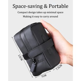 Rarapop Bike Saddle Bag, Bicycle Small Seat Bag, Waterproof Seat Pouch, Lightweight and Portable Under Seat Bag for Mountain/Road Bike (Style A)