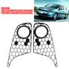 2pcs Front Bumper Fog Light Grille 5K0853665 Black Mesh Replacement