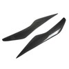 Front Headlight Eyelid Carbon Fiber Headlight Eyebrow Cover Replacement for