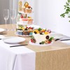 Newwiee 6 Pack Plastic Table Runner 14 x 108 Inch