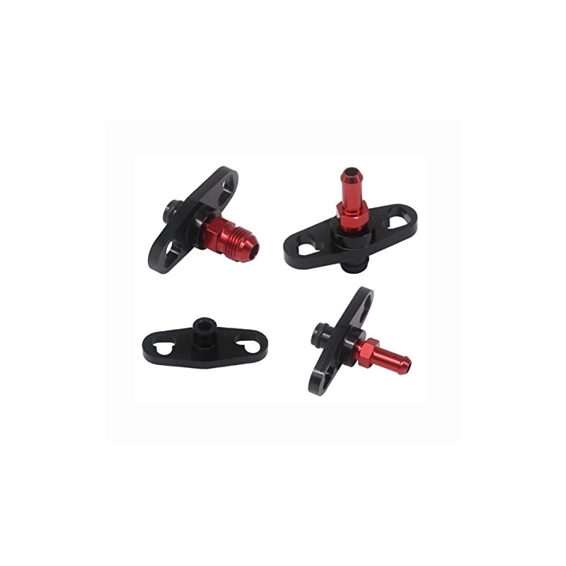 Tiardey Car Fuel Rail Adapter, Fuel Rail Pressure Regulator Adapter
