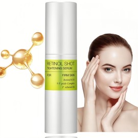 Retinol Skin Booster Serum,Retinal Shot Tightening Booster,Anti-Wrinkle & Pore-Tightening Serum,Vita A Tightening Anti-aging D/uo with Peptides,for Plump & Even Skin Tone,Suitable for Wri/nkle Repair