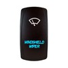 STV Motorsports Laser Backlit Blue Rocker Switch Windshield Wiper 20A