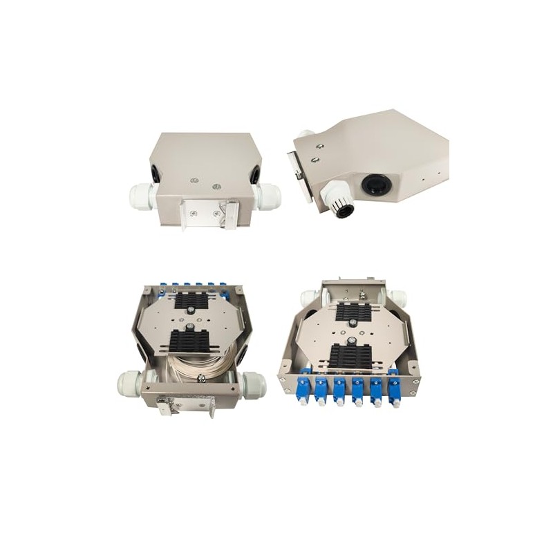 fyboptwu - 12 Fibers LC Singlemode DIN Rail Fiber Optic