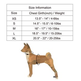 Kruz PET KZA306-01L Reflective Mesh Dog Harness, No Pull, Quick Fit, Comfortable, Adjustable Pet Vest Harnesses for Walking, Training, Small, Medium Dogs - Black - Large