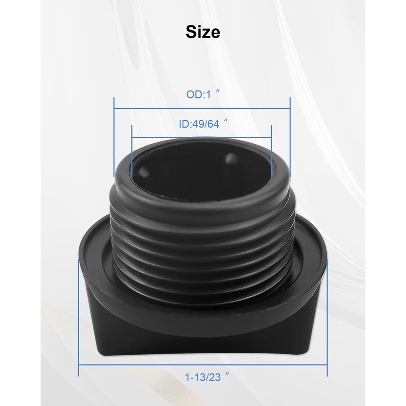 63405 Water Drain Thread Plug and Seal with O-ring Fit