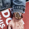 OLEVS Watches for Men Rose Gold Steel Case Waterproof Watches