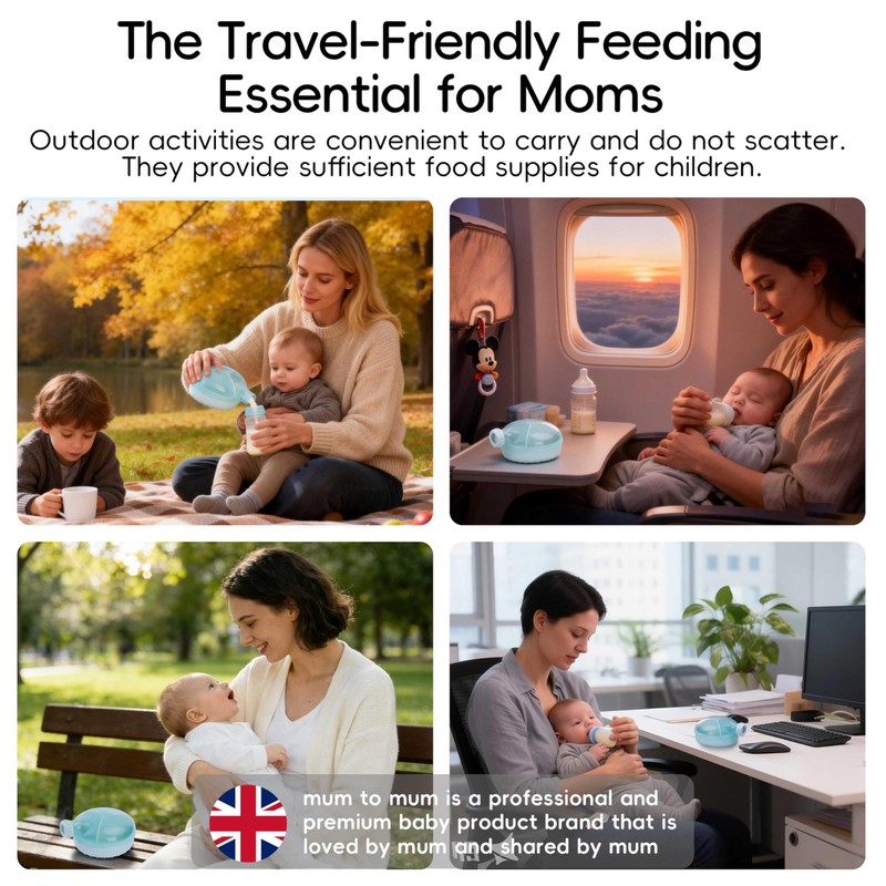 Baby Formula Dispenser Infant Milk Powder Container for Travel,Formula Dispenser