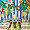 Tropical Birds Honeycomb Paper Cutouts Hawaiian Luau Party Decorations Parrot
