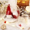 30 PCS Clear Christmas Ornaments Balls, 8cm, 6cm, 5cm Clear