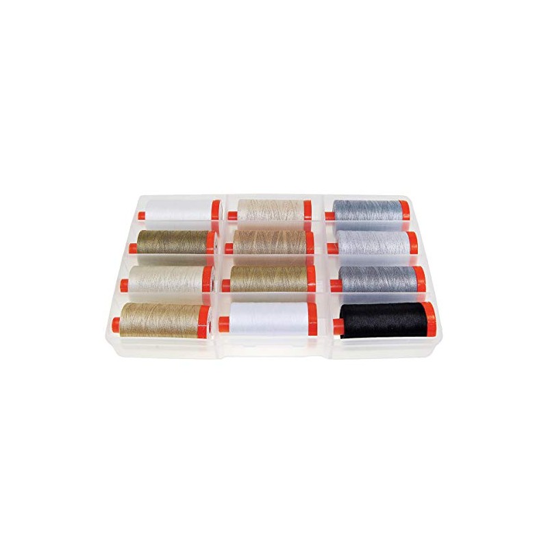 Aurifil Thread 50 wt Cotton 12 Spools - The Basics