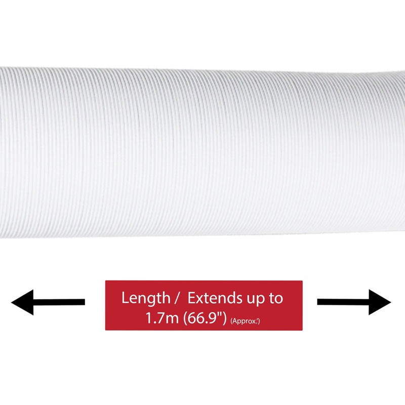 SPARES2GO External Vent Hose Pipe for Montpellier MTD30P Tumble Dryer