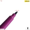 Felt Tip Pens, MULTICOLOUR, Fibre Fine Point, Pack of 10,