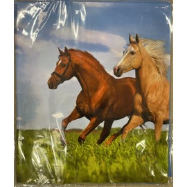 Love Balloons Bedfordshire Horse Plastic Party TableCloth Waterproof Horse Party Tableware party supplies