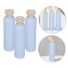Baluue 3pcs Liquid Dispenser Bottles Refillable Shampoo and Conditioner Containers
