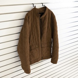 Front Facing Slatwall Hanger for Adult Size Clothing or Scarves and Belts (Quantity 2) (Black, 2)