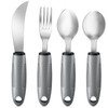 4PCS Weighted Adaptive Utensils, Parkinsons Utensils, Straight