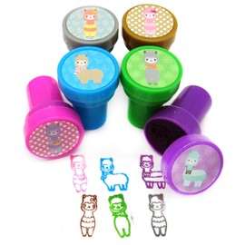 24 Pcs Llamas Stampers for Kids