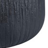 SAFAVIEH Outdoor - Francia Black Concrete Ficonstone Planter Pot with