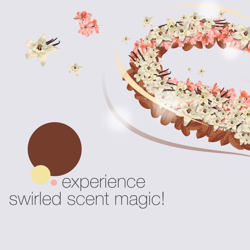 Renuzit Scent Swirls Air Freshener Gel, Vanilla, Apricot Blossom &