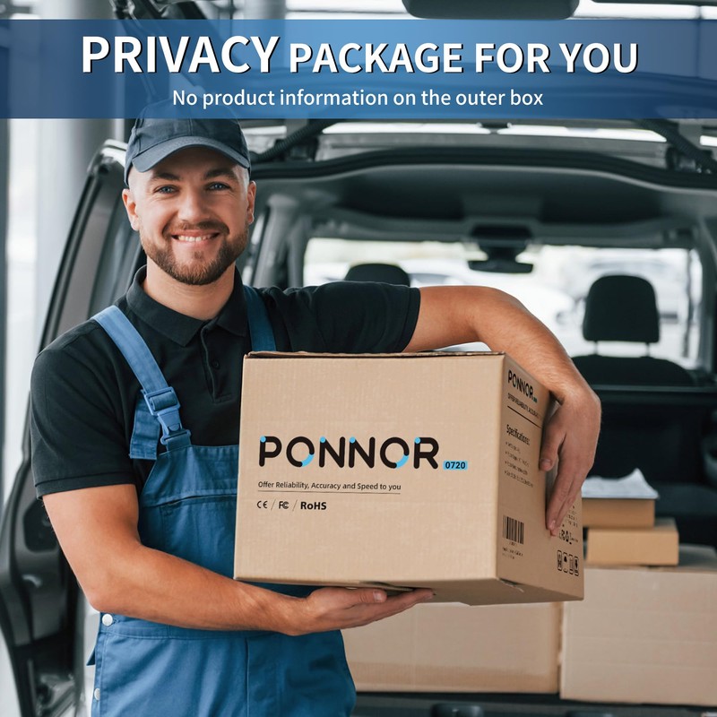 PONNOR Money Counter Machine with Value Count, UV/MG/IR/MT/DD Counterfeit Bill
