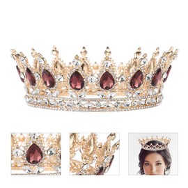 Women Tiara, Rhinestone Crystal Bridal Crown Hair Accessories Crystal Crown For Bridal Queen Princess Girls At Wedding Birthday Pageant Party