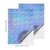 20 Sheets Printable Holographic Sticker Paper Waterproof Quick Drying A4