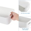 Pack of 6 Plastic Storage Boxes, Multiple Colours Organisation Storage