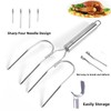Thanksgiving Turkey & Roast Lifters, Stainless Steel Roaster Forks, Transfer