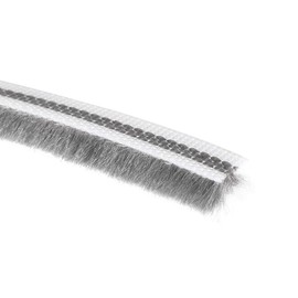sourcing map Brush Weather Stripping, 15M/49.2Ft Card-Slot Seal Strip Pile Weatherstrip Door Sweep Brush for Door Window, 7x6mm/WxH