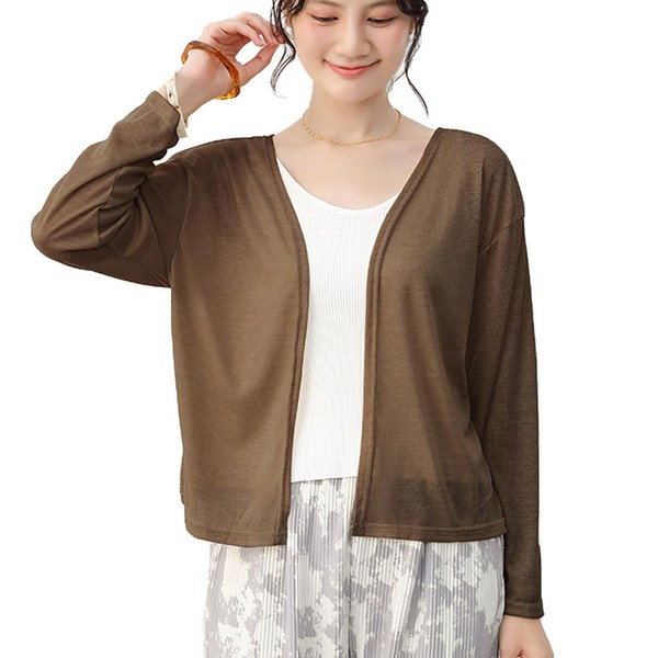 WETURAST Cardigan, Women's Knit Cardigan, Bolero, Spring/Summer, Thin, Long Sleeves,