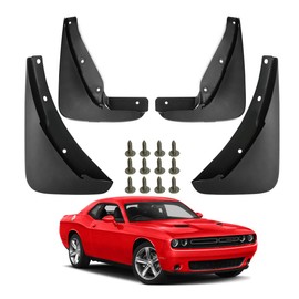 A-Premium 4PCS Splash Guards Mud Flaps Mudguards Compatible with Dodge Challenger 2015-2020 Coupe Front & Rear