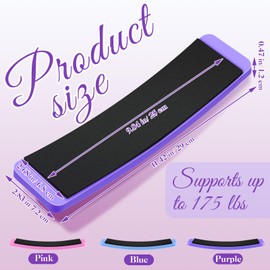 Sonwyoung 3 Pcs Turning Boards for Dancers Ice Skating Spinner Home Dance Equipment for Ice Skaters, Cheerleaders, and Gymnasts, Improve Your Turns, Balance and Stability(Rectangle)