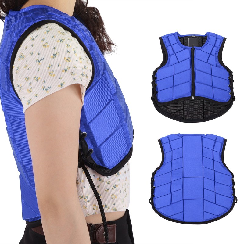 Kids Equestrian Vest Foam Padded Safety Horse Riding Protective Gear