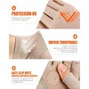 2 Guantes Protección UV Mujer, Mitones Deportes,Tamaño 19.3x8.5cm