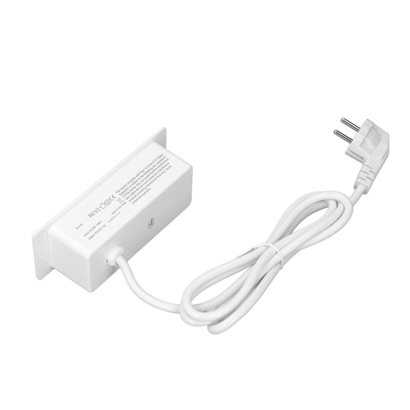 Embedded Power Outlet 2 USB 2 10A Ports Recessed Desk